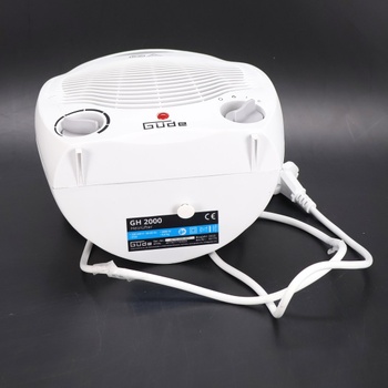 Vykurovací ventilátor Güde biely 2 stupne 85175