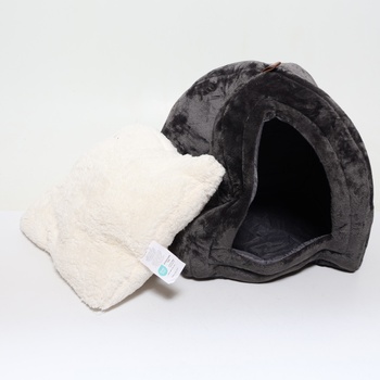 Kočičí jeskyně Bedsure černá 44 x 44 cm
