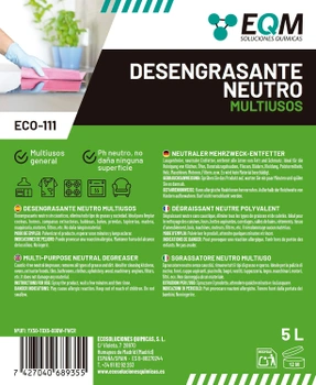 Univerzálny odmasťovač EQM ECO-111, 5 l