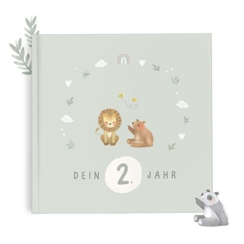 Detský fotoalbum Mintkind HB-Baby-2LJ-Salbei