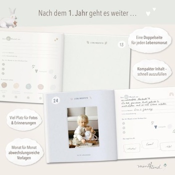Detský fotoalbum Mintkind HB-Baby-2LJ-Salbei