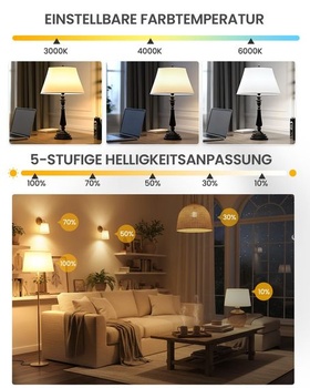LED žiarovka E27 s diaľkovým ovládaním, 9W LED žiarovka ekvivalentná 60W, stmievateľná žiarovka E27,