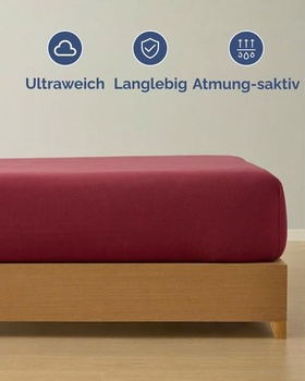 Napínací prostěradlo CGK Unlimited burgundy
