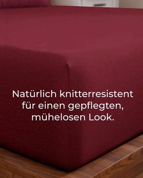 Napínací prostěradlo CGK Unlimited burgundy