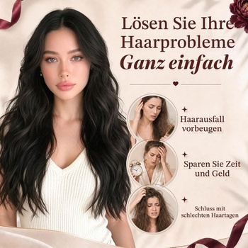 FESHFEN Secrets Vlasové predĺženie Dlhé vlnité, blond melír Blond melír 50 cm