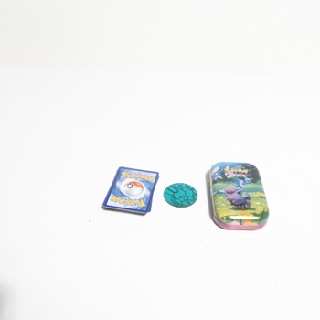 Balíček mini plechoviek PoKéMoN, 50 rôznych kariet, 1 náhodne vybraná extrémne vzácna herná minca