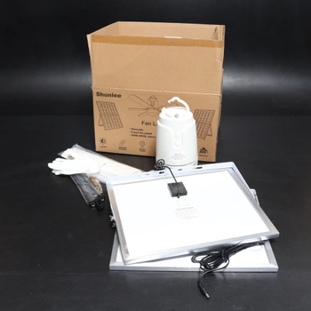SHUNLEE Solární stropní ventilátor