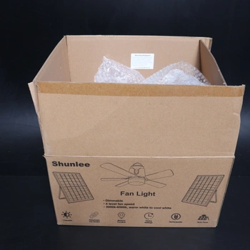 SHUNLEE Solární stropní ventilátor