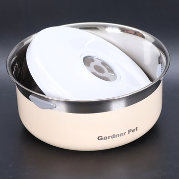 Miska na vodu Gardner Pet Non-Dropping pro psy, 2l nerezová miska na vodu, odolná proti polykání