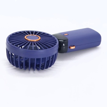 Prenosný ručný ventilátor, 5 rýchlostí, dobíjací cez USB, napájaný z batérie, skladací stolný