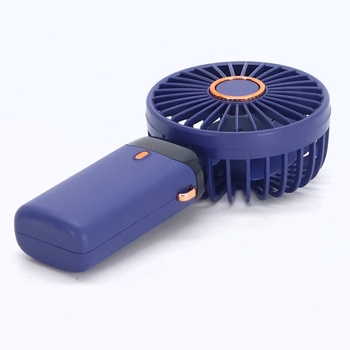 Prenosný ručný ventilátor, 5 rýchlostí, dobíjací cez USB, napájaný z batérie, skladací stolný
