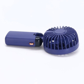 Prenosný ručný ventilátor, 5 rýchlostí, dobíjací cez USB, napájaný z batérie, skladací stolný