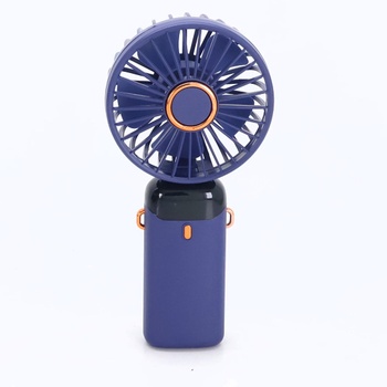 Prenosný ručný ventilátor, 5 rýchlostí, dobíjací cez USB, napájaný z batérie, skladací stolný