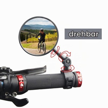 2 ks 10cm zrkadlá na riadidlá 15-35 mm, nastaviteľné o 360°, sklopné spätné zrkadlá na bicykel, zrkadlá