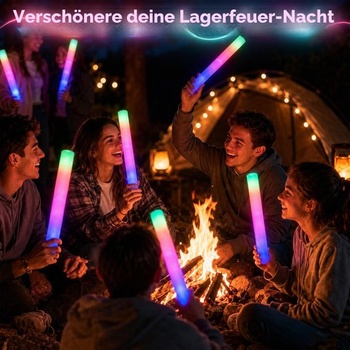 10 LED penových svetelných tyčiniek, 3 režimy meniace farbu, blikanie, svietiace tyčinky v tme,