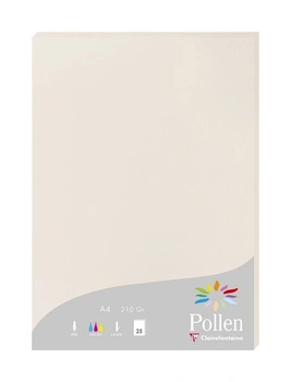 Clairefontaine 24268C - Balenie 25 kariet, peľ, 210 g, DIN…