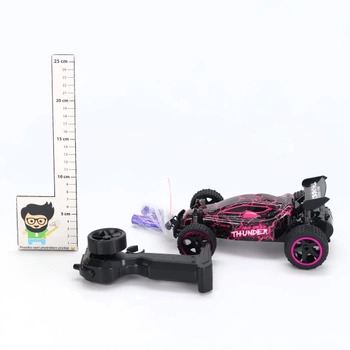 RC auto Tecnock s LED ružová
