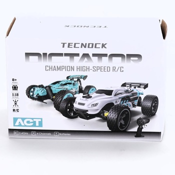 RC auto Tecnock s LED ružová