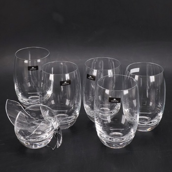 Sada pohárov Gerlach 1760, 6 kusov, poháre na pitie 450 ml, poháre na vodu, vhodné do umývačky,