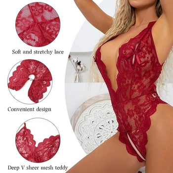 Dámské krajkové body, babydoll, teddy body, síťované krajkové spodní prádlo, teddy babydoll,