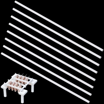 Craspire 8dielna keramická korálková vypaľovacia tyč 2 mm 3,94 palca, opakovane použiteľná závesná