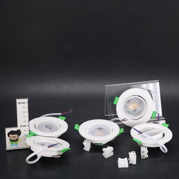 LED bodové svetlá, stmievateľné, otočné