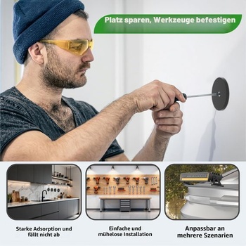 Magnetpro 2 kusy silných pogumovaných montážnych magnetov s nosnosťou 30 kg
