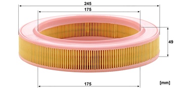 Vzduchový filter MANN-FILTER C2540