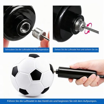 6dielna sada PVC športových lôpt, mini mäkké gumové lopty na futbal, basketbal, ragby, baseball,