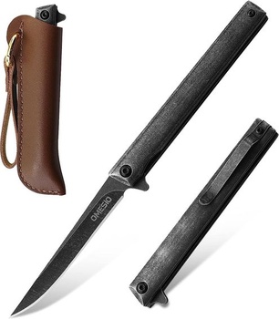 Omesio Gentleman One Hand Knife Slim, špicatá čepeľ, EDC…