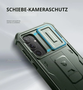 Pouzdro Dexnor kompatibilní s Samsung Galaxy A55 5G s vestavěným posuvným krytem fotoaparátu,