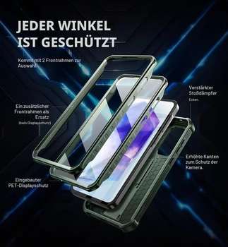 Pouzdro Dexnor kompatibilní s Samsung Galaxy A55 5G s vestavěným posuvným krytem fotoaparátu,