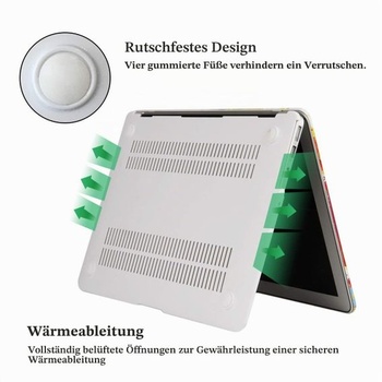 Kompatibilní s pouzdrem MacBook Air 13 palců 2021/2020/2019/2018 verze M1 A2337/A2179 / A1932,
