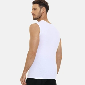 Pánské bavlněné tílko FALARY, 3/6 kusů, velikost S-5XL M, bílé