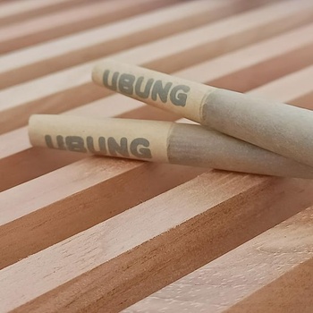 UBUNG Hnedé kornúty 200 ks, veľkosť 1 1/4 Predrolované kornúty, 84 mm Rolovacie papieriky s hrotmi