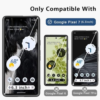 Puzdro X-level pre Google Pixel 7, zadná strana z Alcantary, čierna