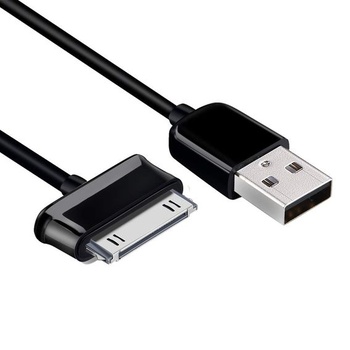 Nabíjací kábel GT-P7500, Galaxy Tab 2, Nabíjací kábel USB, Dátový kábel USB pre nabíjačku, dĺžka 1