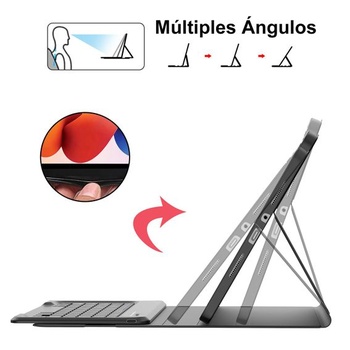 Ochranné púzdro s klávesnicou pre Redmi Pad 2 Pro/Xiaomi Poco Pad 12,1 palca, bezdrôtová Bluetooth