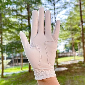 Dámské golfové rukavice PINKTEE pro levou ruku, 1 kus, měkké golfové rukavice z kůže Cabretta s