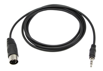 5pinový DIN MIDI kabel, CERRXIAN 3,5mm (1/8 palce) TRS stereo zástrčka na 5pinovou DIN zástrčku,