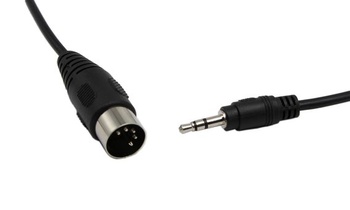 5pinový DIN MIDI kabel, CERRXIAN 3,5mm (1/8 palce) TRS stereo zástrčka na 5pinovou DIN zástrčku,