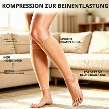 2 páry kompresných pančúch, podporné pančuchy, kompresné pančuchy bez nôh