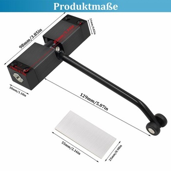 Automatický zatvárač dverí pre interiérové ​​dvere, nastaviteľný tlmič dverí s pružinovým zatváračom