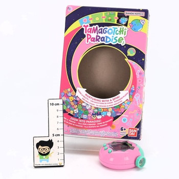 TAMAGOTCHI Bandai Paradise Terra - Virtuálny maznáčik k starostlivosti, interaktívny v taliančine, Zoom Wheel