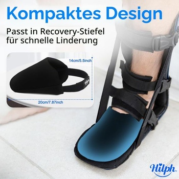 Chladicí podložky Hilph Cooling Cuff na nohy a prsty na nohou pro otoky, po operaci vbočeného