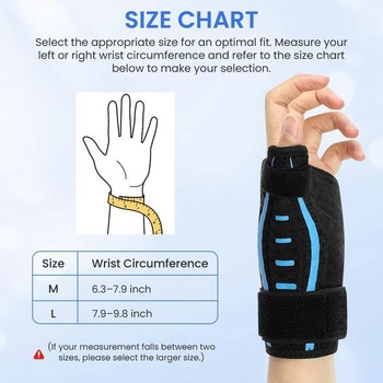 Ortéza na palec AOOWU, pravá a levá, ergonomická ortéza na palec, prodyšná dlaha na palec pro muže