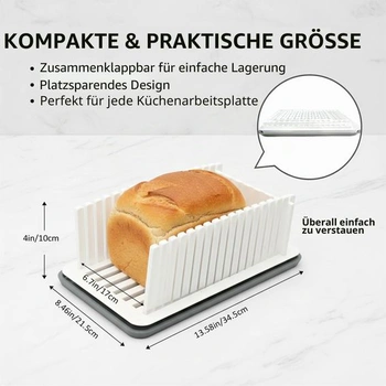 Nový vylepšený kráječ chleba na domácí chléb, vodítko pro krájení chleba, nastavitelná šířka,