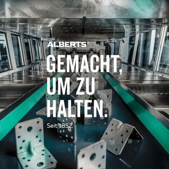 Alberts 847463 Rázvor | zinkový povlak na báze zinku | 40 x 25 x 75 mm | Súprava 50 kusov 40 x 25 x 75