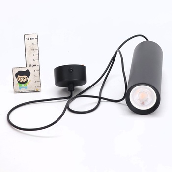 Závesné svietidlo Klighten GU10, valcové, LED, so žiarovkou 5W 472LM, výškovo nastaviteľné závesné