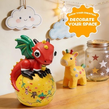 LinStyle Klever Dinosaurie hračka sada na tvorenie pre deti od 6 rokov, chlapci. Hračka s dinosaure